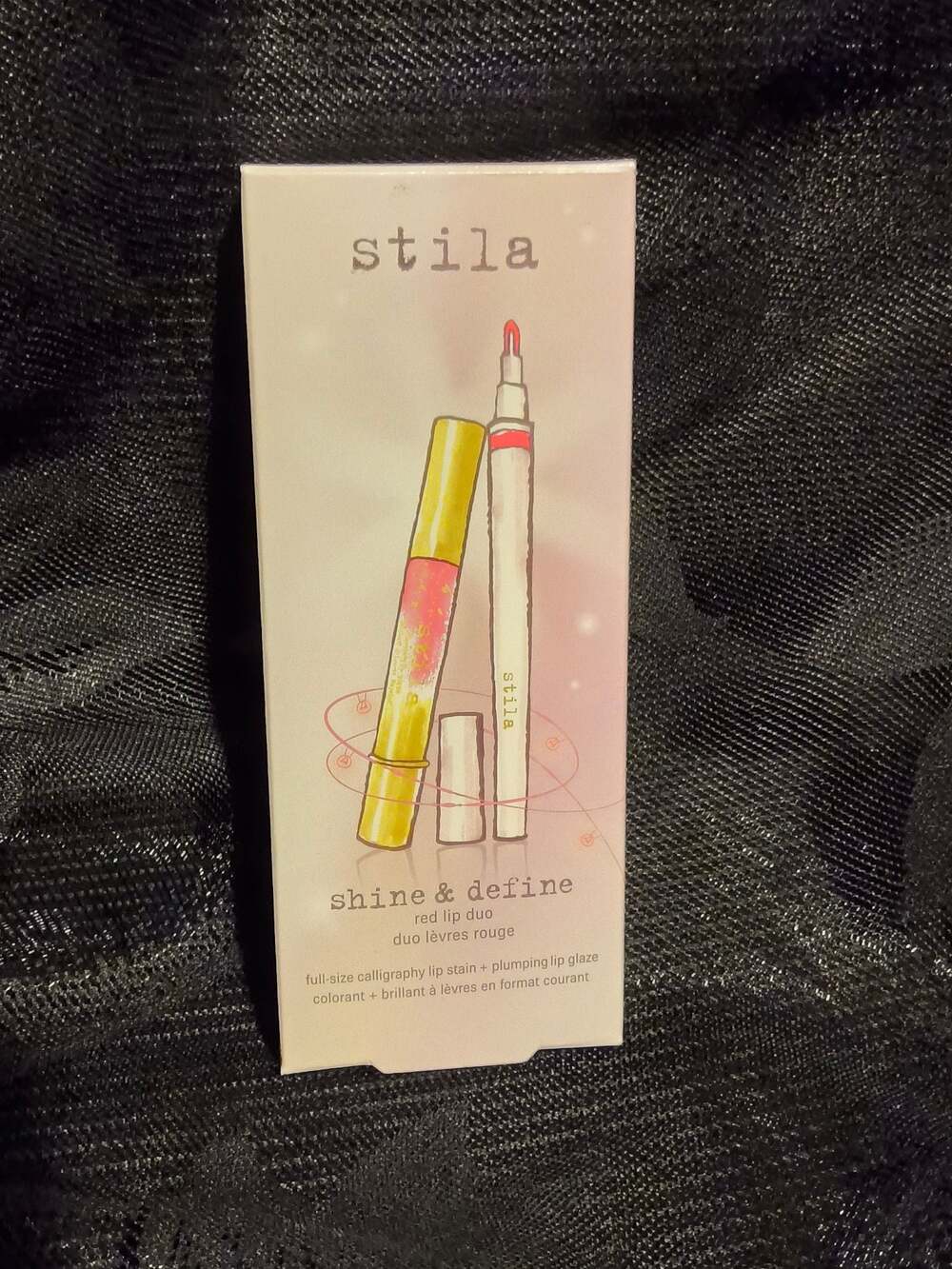 Stila Shine & Define Red Lip Duo (Calligraphy Lip Stain & Plumping Lip Glaze)
